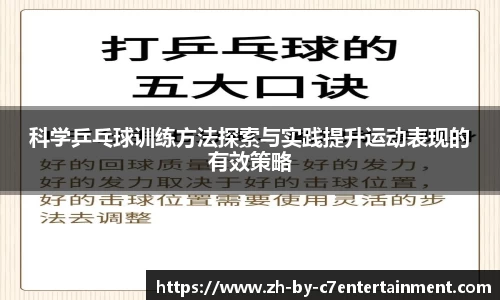 科学乒乓球训练方法探索与实践提升运动表现的有效策略